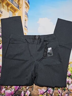 Lane Bryant Gray Trousers The Lena Straight Pants‎ Size 16 Long NWT